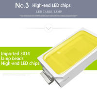 Lámpara De Mesa Portátil LED USB Recargable Plegable Para Lectura Sala De Estar Oficina Computadora Estudio Luz Táctil Para Dormitorio Lado Del Cama - details 15