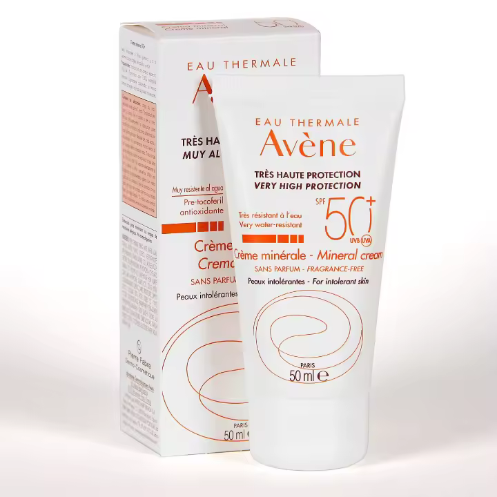 Avène crema mineral pieles intolerantes spf 50+ 50 ml - 1