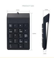 Teclado Numérico De Cable Mini 18 Teclas Para Portátil PC Y Escritorio Estilo Slim Compatible Con Laptop Y Desktop - details 3