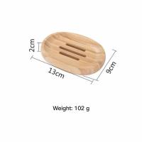 Caja De Jabón Natural En Bambú Soporte Para Desechables De Baño Tratamiento Anti-Moho Elegante Y Duradero Accesorio De Baño - details 6