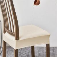 Cubiertas De Silla De Comedor En Cuero PU Impermeable Modernas Y Duraderas Antipolvo Para Hogar Y Hotel Cubierta De Cojín Elástica - details 18
