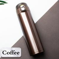 Termo De Acero Inoxidable 500ML Con Cubierta Saltarina Para Café Té Leche Botella Térmica Con Aislamiento De 12-24 Horas - details 8