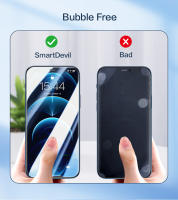 Protector De Pantalla SmartDevil Para iPhone 14 11 12 13 Mini pro Max X 8 7 plus XS XR Vidrio Templado No Cubre Toda La Superficie Antigolpes HD Mate Resistente Al Agua - details 13