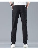 Pantalones Clásicos Para Hombre Verano 2024 Gris Azul Negro Moda Casual Comodidad Talla Media Cierre De Cremallera Estilo Recto - details 13