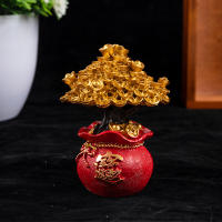 Árbol De La Suerte Feng Shui Decoración Para El Hogar Y Oficina Figura De Resina De Bienes Y Bendiciones De La Fortuna Decoración De Escritorio - details 5