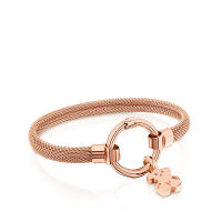 Pulsera Oso de Plata esterlina s925, pulsera Tejida en alambre de Maple de moda, pulsera de Plata para Mujeres europeas y americanas - details 5