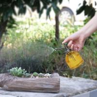 Pulverizador de plantas, pulverizador de plantas de estilo vintage, rociador de jardín a presión regadera para plantas Bonsai flores Yelloe herramientas de jardinería limpieza de jardín interior (amarillo) - details 3