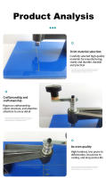 Cortador De Circunferencia Precision Herramienta Manual Vidrio Circular Aluminio Corte Cabeza 10-100mm Dibujo Herramienta De Partes - details 2