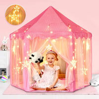 Carpa Grande Para Niños Juego De Princesa Torreón De Juguetes Para Interior Y Exterior Casa De Juegos Con Piscina De Bolas Para Bebés - details 3