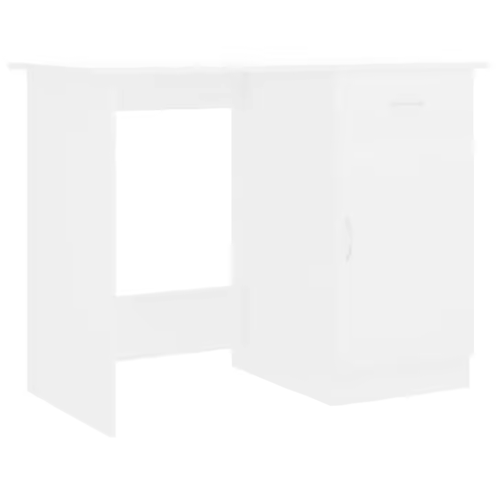 VidaXL Escritorio Newton 1 cajón + 1 puerta 76x100x50 cm - 1