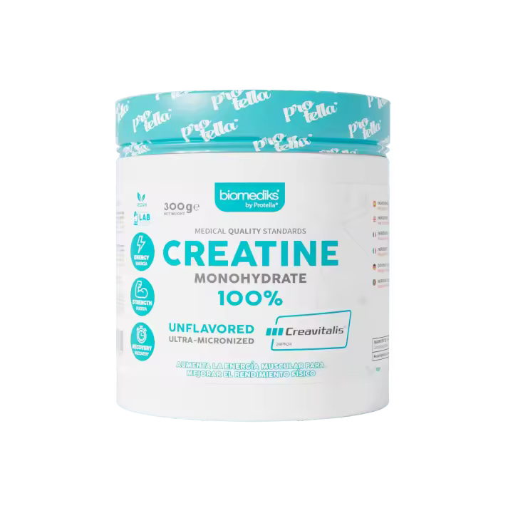 Creatine Creavitalis UltraMicronizada | 300g | Sabor Neutro | 100% Monohidratada | Vegana | PROTELLA - 1