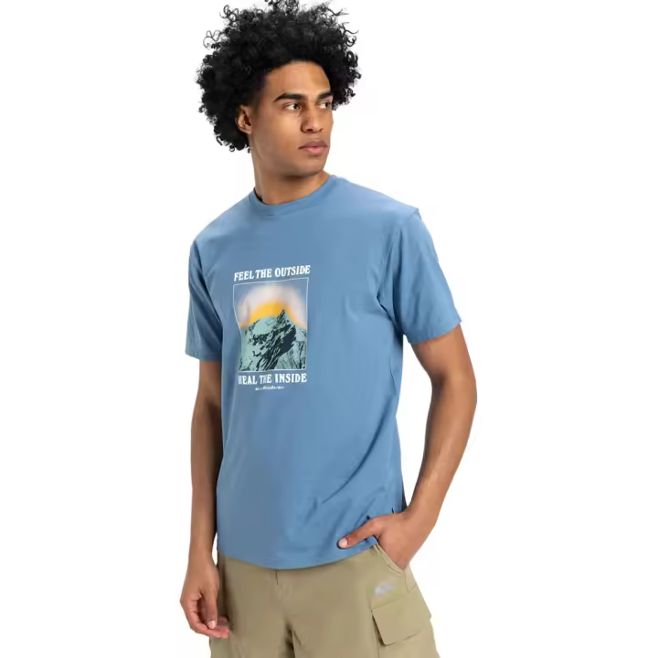 Quiksilver Camiseta De Manga Corta Feel The Outside - 1