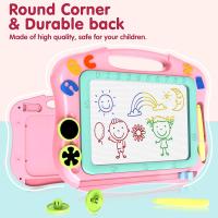 Bloc de dibujo LCD para niños, tablero colorido de garabatos para de, regalos de cumpleaños para - details 1