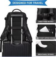 Mochila de Viaje Equipaje de Cabina de Aerolínea Bolsa de Cabina de Aerolínea 43x30x20 para Ryanair, EasyJet Equipaje de Mano Mochila de Senderismo de Avión de Cabina Multifuncional - details 5