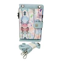 Sweet Candy, Bolso Monedero Para Móvil, Portamóvil, Tarjetero, Con Correa, con diseño bordado, Suave, Color Azul, 19 x 3 x 12 cm, Kiglam - details 1