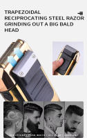 Cortador De Pelo Eléctrico Kemei KM-1949 Plata/Oro Profesional Recargable KM-2028 Trimmer Sin Cable Para Hombres Con Corte Rápido Y Ajuste De Longitud - details 12