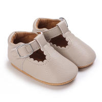Zapatos Para Bebé Recién Nacidos Niñas Clásicos Corazón De Goma Antideslizante PU Vestido Primera Caminadora Zapatos De Cuna - details 28