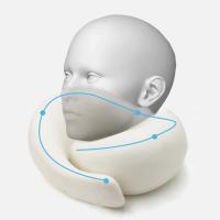 Almohada De Memoria Con Forma U Para El Cuello Almohada De Viaje Conveniente Para Oficina Y Coche Almohada Para Descanso Al Aire Libre Y Avión - details 2