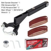 Accesorio Modificado Para Motosierra Ángulo 6/10PCS Sander De Cinta Para Trabajar Madera Pulir Y Cortar Polvo Compatible Con 100/115/125 Motosierra - details 8