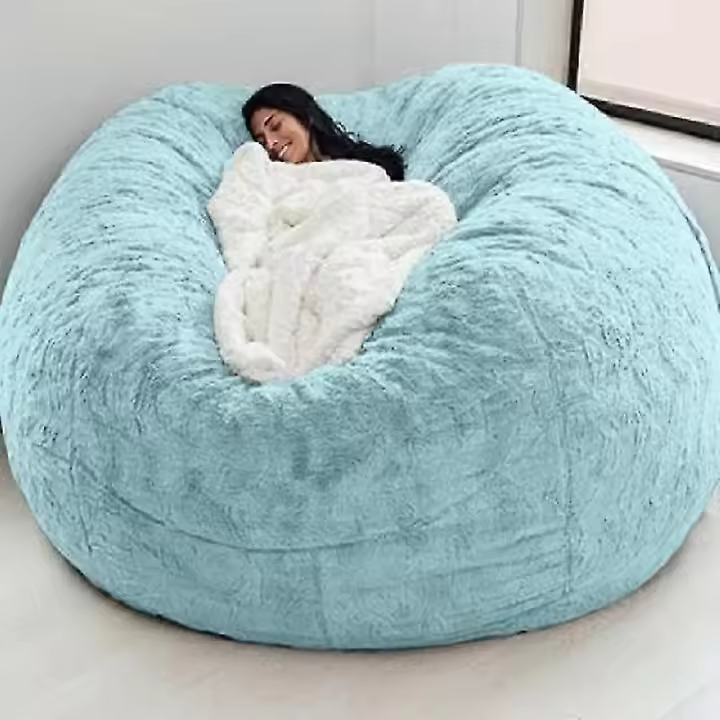 2025 New Extra Large Bean Bag Chairs Couch Sofa Cover Indoor Lazy Lounger For Adults Kids Without Chair - 1