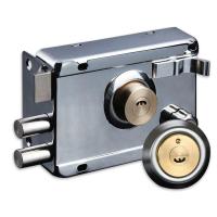 Cerradura De Puerta De Hierro Exterior Antirrobo Múltiple Seguridad Para Puerta De Madera Hogar Dormitorio Herramientas De Seguridad - details 0