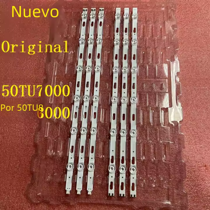 Tira LED Para Samsung UE50TU8000K UE50AU7560U UE50AU7175U UN50AU7000F UN50AU7000 UE50AU7170 UE50AU7170U UE55AU7140U UE55AU7140 Kit De Iluminación Para Televisor - 1