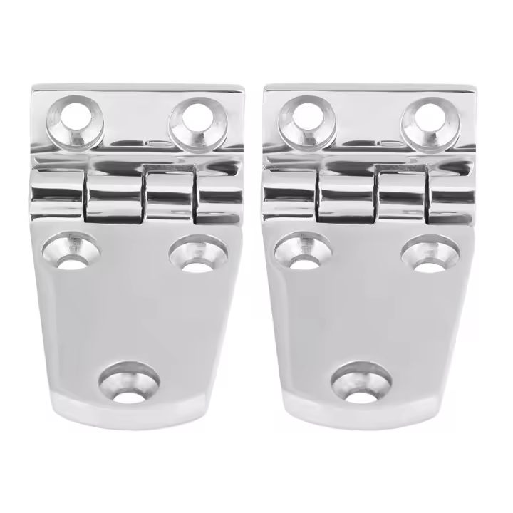 2pcs Juego De Bisagras De Puerta Planas Para Barco Yate Marítimo Acero Inoxidable 316 Juego De Bisagras Dobles Para Puertas Y Ventanas De Yate - 1
