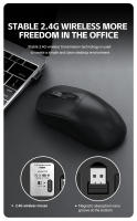 Ratón De Juego Inalámbrico Warvank X8 Recargable 500mAh Tipo-C Para Oficina Compatible Con Portátiles Y Computadoras De Escritorio - details 3