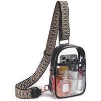 Nueva mochila transparente de PVC con diseño de flor de pezuña para mujer, mochila individual para mujer, bolso de pecho transparente resistente, bolsa de almacenamiento - details 5