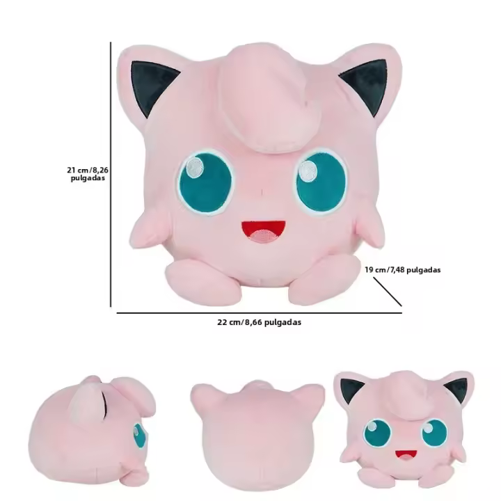 Peluches De Anime Squirtle Jigglypuff Charizard Marill Bulbasaur Muñecos De Algodón PP Regalo De Cumpleaños Kawaii Para Todas Las Edades - 1