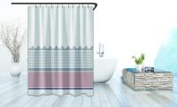Cortina de ducha de material PEVA con dibujos variable, 1 panel.tela impermeable, 180x180cm,cortina de partición gruesa a prueba de moho, cortina decorativa de baño, 1 paquete - details 6