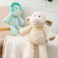2Pcs/set Peluches De Alta Calidad Con Piernas Largas Perro Oso Conejo Rosa Elefante Juguetes De Peluche Para Niños Cumpleaños - details 2