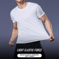 Camiseta De Hombre Verano Seda Helada Manga Corta Secado Rápido Transpirable Protección Solar Para Correr Exterior - details 1