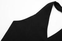 Conjunto De Traje Para Mujer TRAF Con Cuello Colgante Y Chaqueta De Botones Estilo Inglés Pantalones De Cintura Alta Casual - details 14