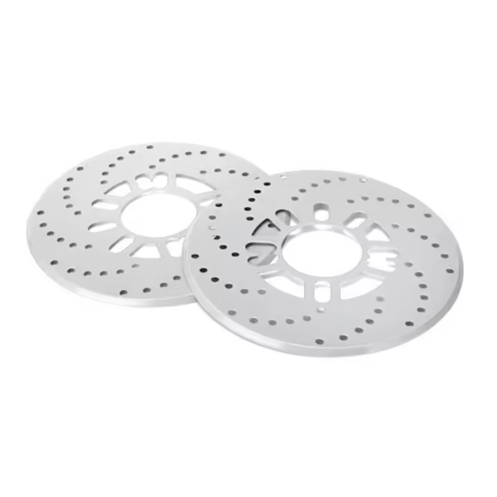 Cubierta de Rotor de Freno de Disco 2pcs para Cubo de Freno de 14" Decorativa de Aluminio a Prueba de Polvo para Auto Rueda Trasera - 1