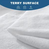 Funda De Suelo Para Cama Ligera Y Suave Con Banda Elástica, Impermeable De Terciopelo, Color Gris/Blanco, Anti-Pulgas Y Transpirable - details 1