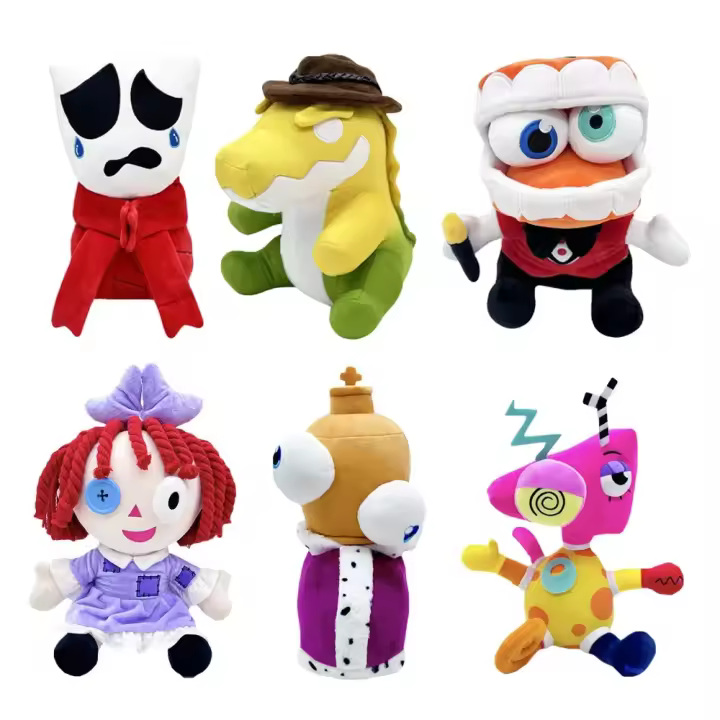 Muñeco De Peluche Gummigoo Circo Digital Sorprendente 20-30cm Juguete Para Adultos Con Personajes Como Gangle Zooble Caine Jax Ponmi Pomny Y Hare Jackson - 1