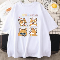 Camiseta De Algodón Suave Y Transpirable Para Hombre De Drakeview Con Diseño Gráfico De Perro Afortunado En Cuatro Estados Diferentes Estilo Casual Para Uso Diario - details 31