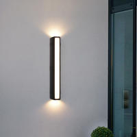 Lámpara De Pared Exterior 24W Impermeable Luz De Exterior Para Jardín Y Pasillo Decoración De Iluminación AC90-260V LED Incluida - details 7