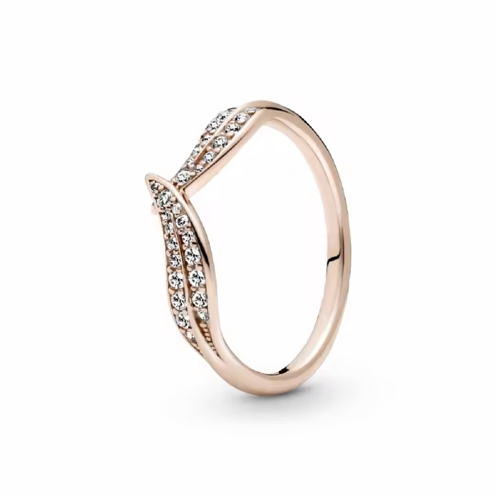 Anillo Pandora Rose Hojas Brillantes - 1