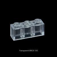 Pequeñas Partículas De Bloques De Construcción Transparentes 1x2 2x3 2x4 1x1 MOC Piezas Juguetes Para Niños Edad Recomendada 6-12 Años - details 3