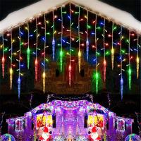 Luces De Navidad LED Colgantes Impermeables Con Pitón De Escalada Para Exterior Luces De Fairy Conectables Para Fiesta De Vacaciones - details 5