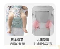 Taburete de cintura para bebé, taburete liviano para las cuatro estaciones, portabebés multifuncional delantero y trasero de doble propósito, artefacto para sostener al bebé - details 3