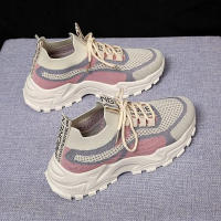 Zapatillas De Correr Para Mujer Transpirables Y Ligeros Antideslizantes Deportivas Al Aire Libre Con Lazo Moda Tenis - details 4