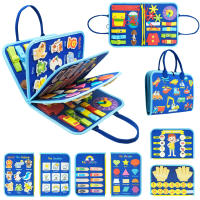 Juguete De Educación Montessori Para Bebés Busy Board De Formación De Habilidades De La Vida Para Preescolar Juguete Sensorial De Aprendizaje Fine Motor Juguete De Viaje - details 8