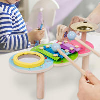 Juego De Música Para Bebés Y Niños Tabla De Música Multifuncional De Madera Set De Batería Educativo Juguete Musical Para Niños Regalo Para Bebé - details 26