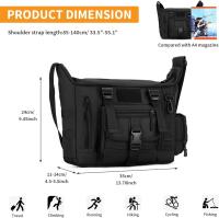 Bolso bandolera táctico Molle para exteriores, camping, senderismo, trabajo, portátil - details 1