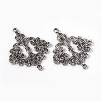 10 Piezas De Componentes En Estilo Tibetano Antiguo Plata Para Chandelier Links Para Elaboración De Aretes Colgantes Libre De Plomo Y Cadmio - details 2
