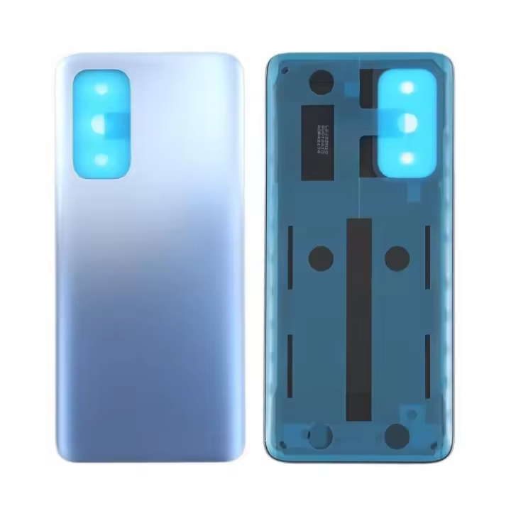 TAPA DE BATERIA PARA XIAOMI MI 10T 5G / PRO PLATA LUNAR TRASERA BLANCO REPUESTO - 1