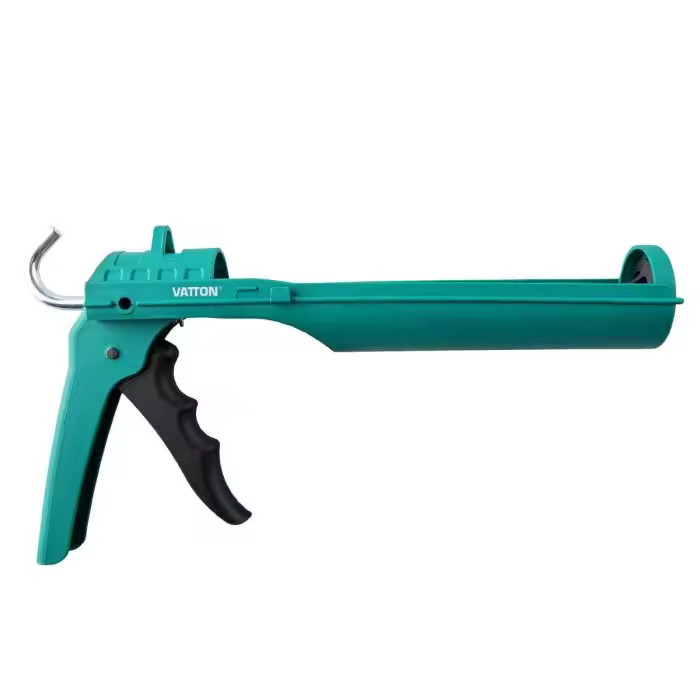 Pistola de Silicona Vatton Polipropileno Reforzada - Apta para cartuchos estándar de 310 ml, compatibles con siliconas y acrílicos - 1